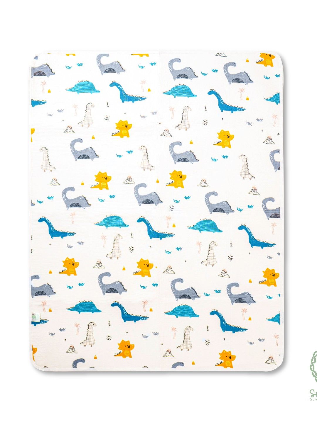 Swaddies PH Jurassic Stitch-free Water-Absorbent Bedmat (No Color- Image 1)