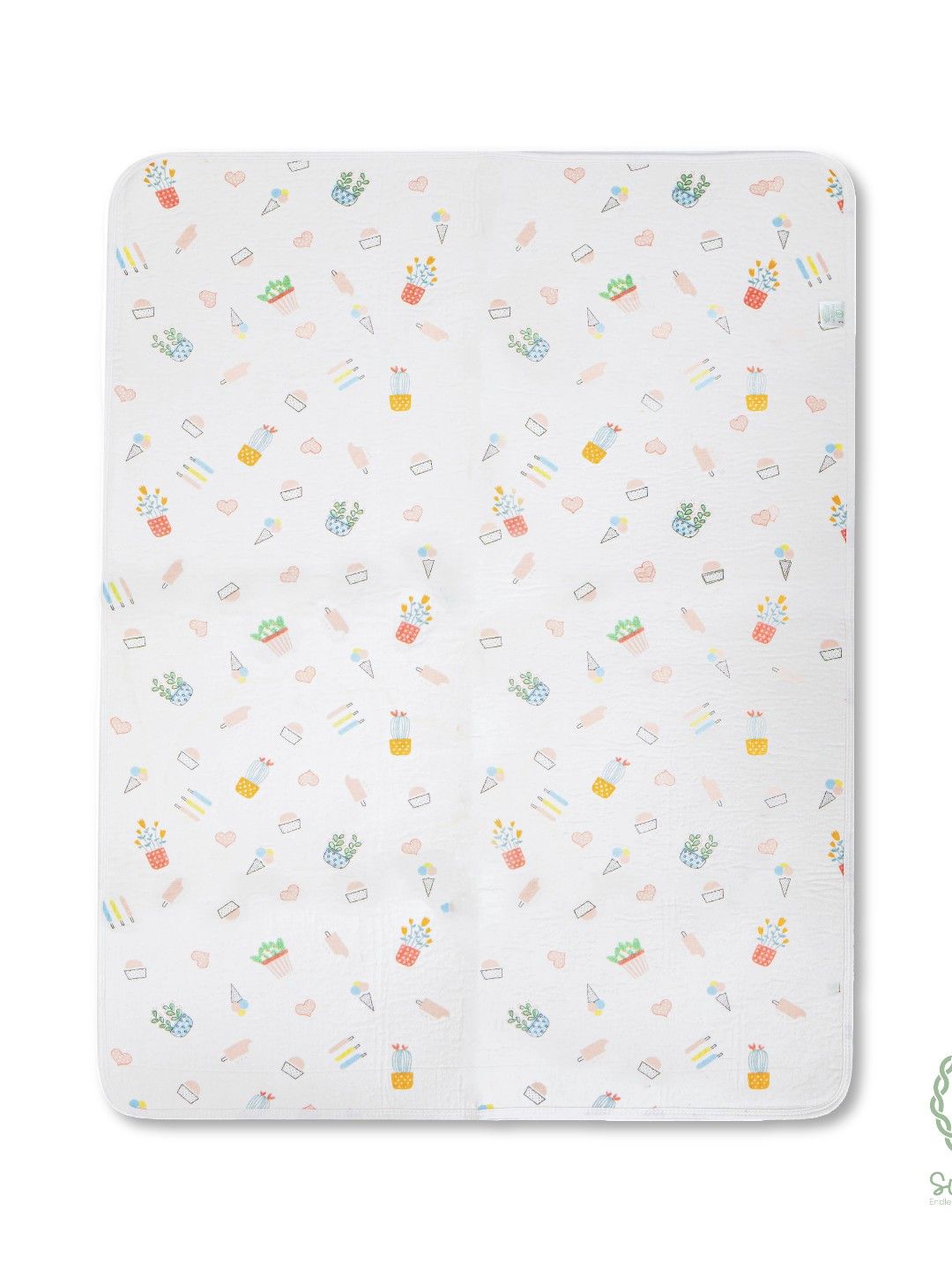 Swaddies PH Desserts Stitch-free Water-Absorbent Bedmat (No Color- Image 1)