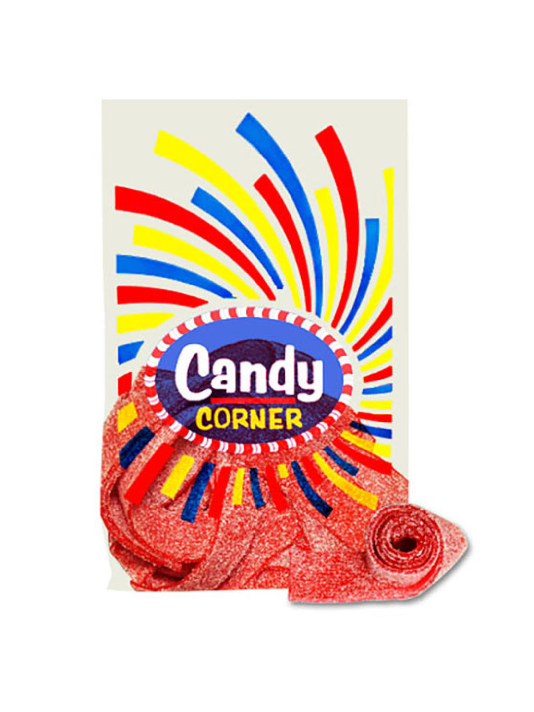 Fini Candy Corner Strawberry Sour Belts (300g)