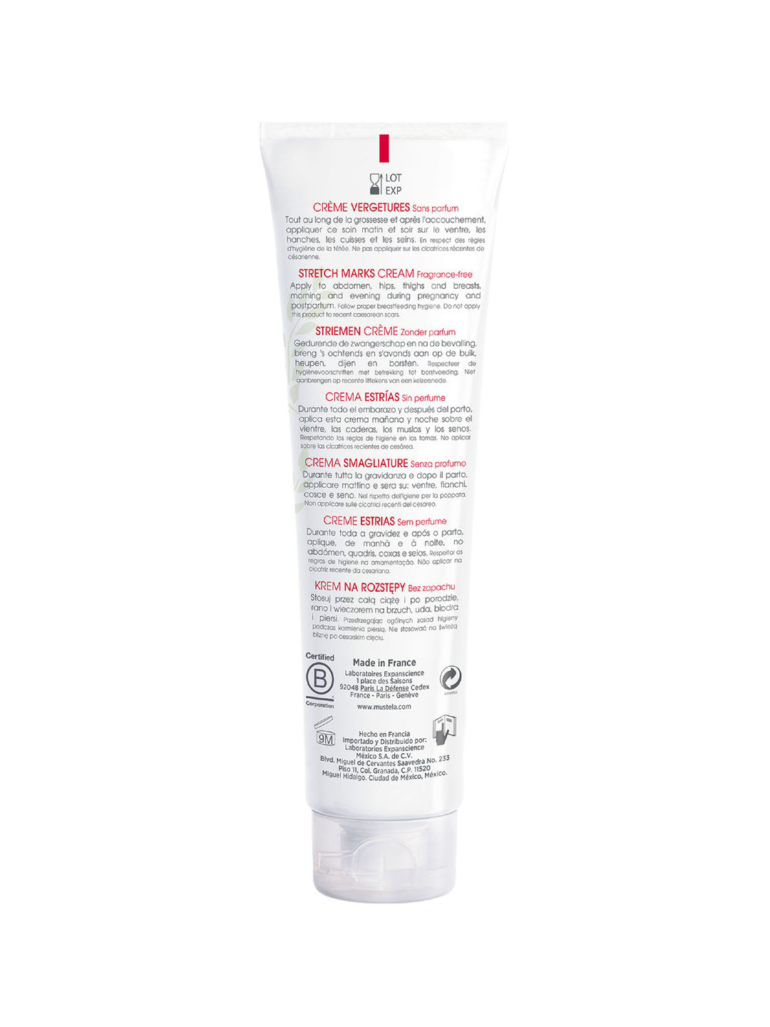 Mustela Fragrance Free Stretch Marks Cream (150ml) (No Color- Image 2)