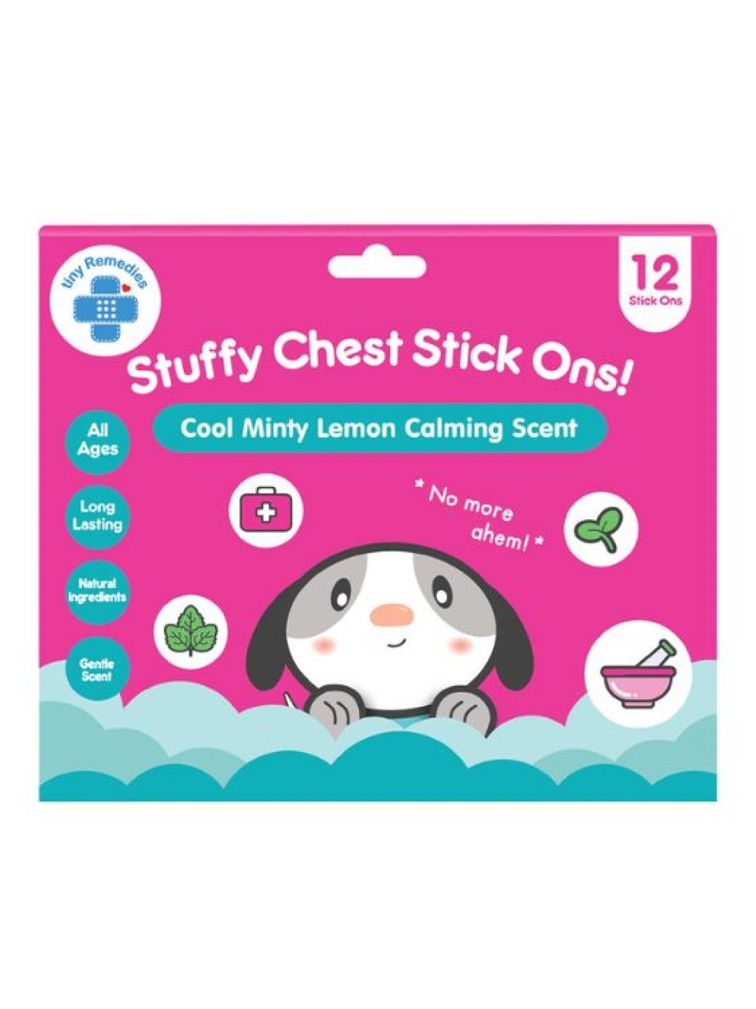 Tiny Buds Stuffy Chest Stick Ons (No Color- Image 1)