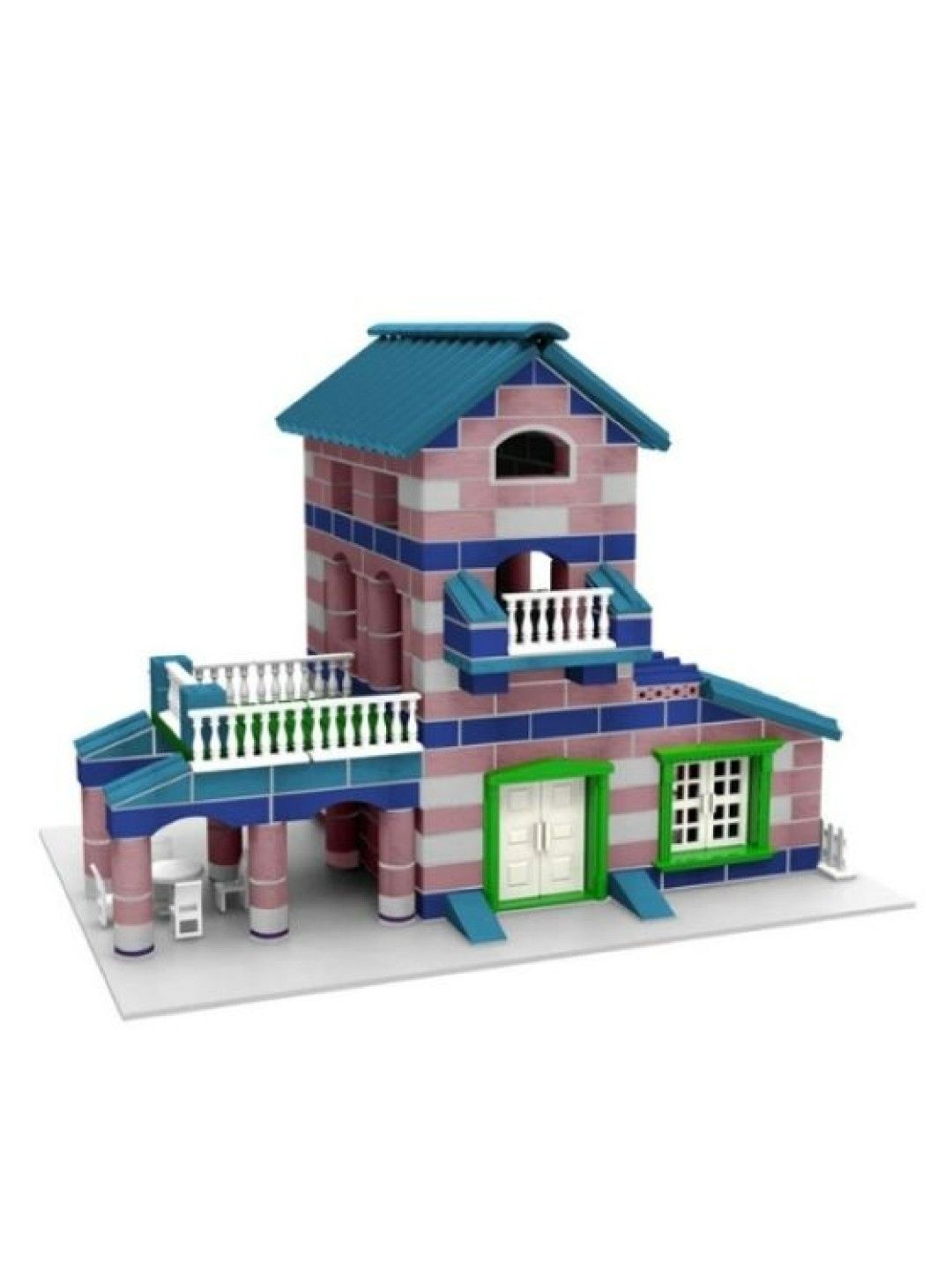 Kebo Sunny Villa Dream Architect Brick Layering (376pcs) (No Color- Image 4)