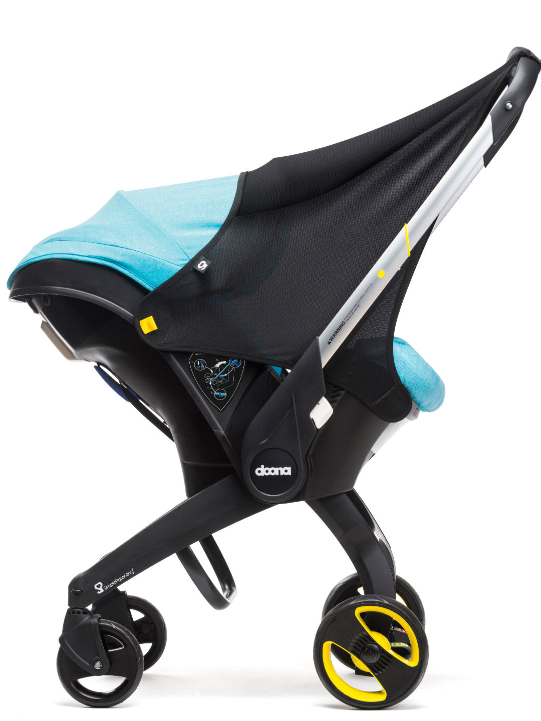 Doona Sunshade Extension for Doona Strollers (Black- Image 3)