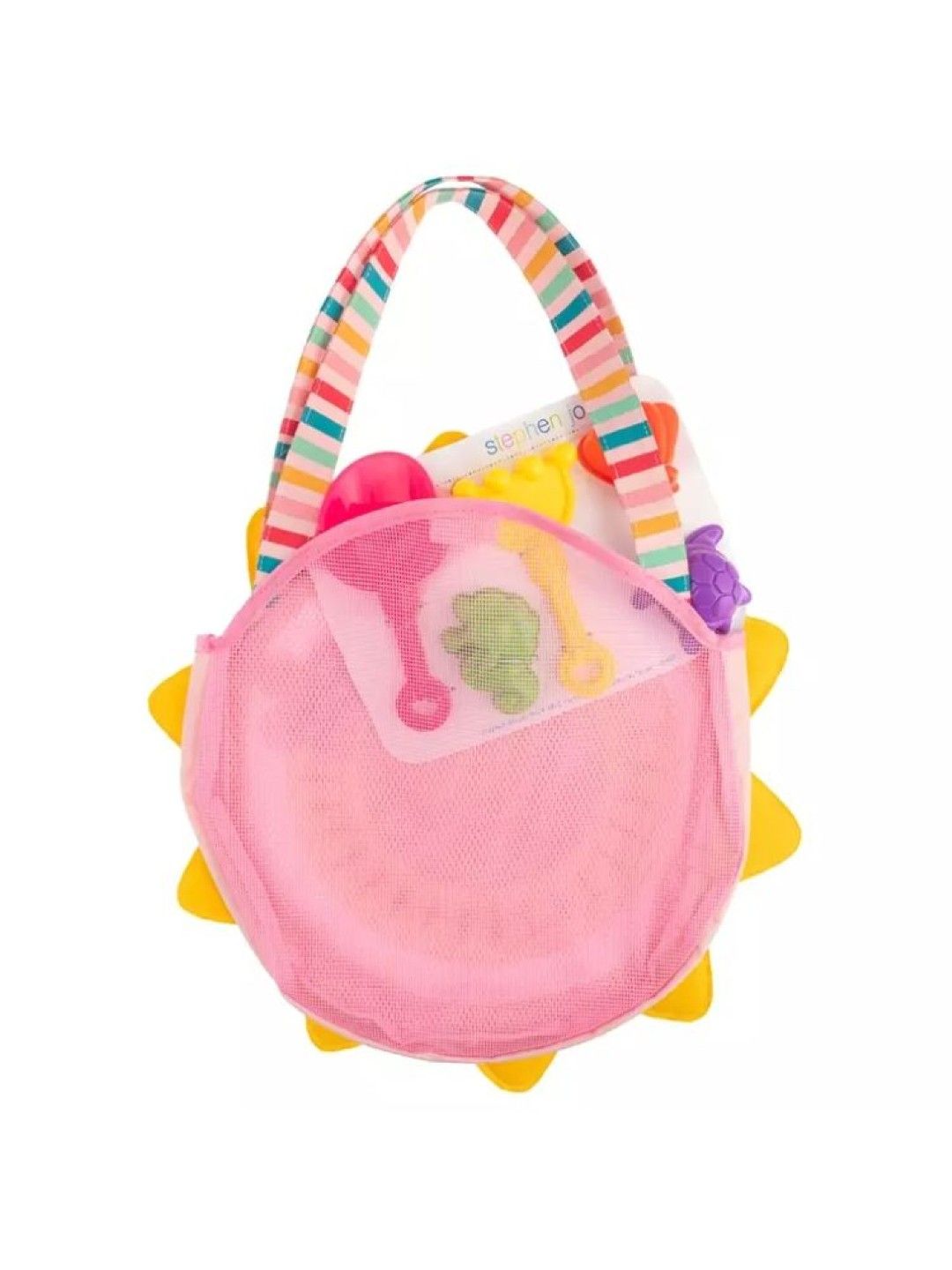 Stephen Joseph Beach Tote with Sand Toys Sunshine (No Color- Image 3)