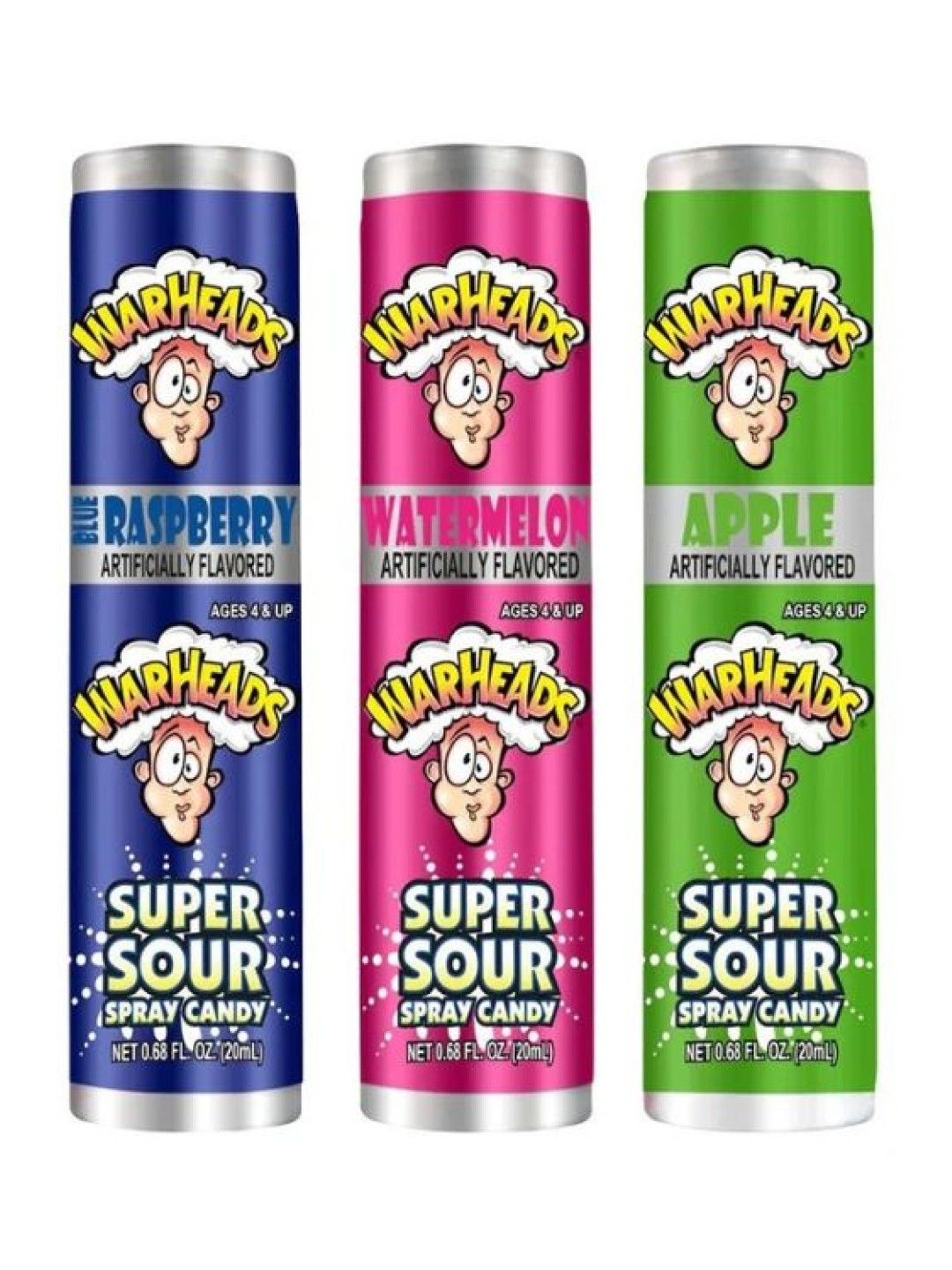 Warheads Super Sour Spray Candy .68oz/20ml (No Color- Image 1)