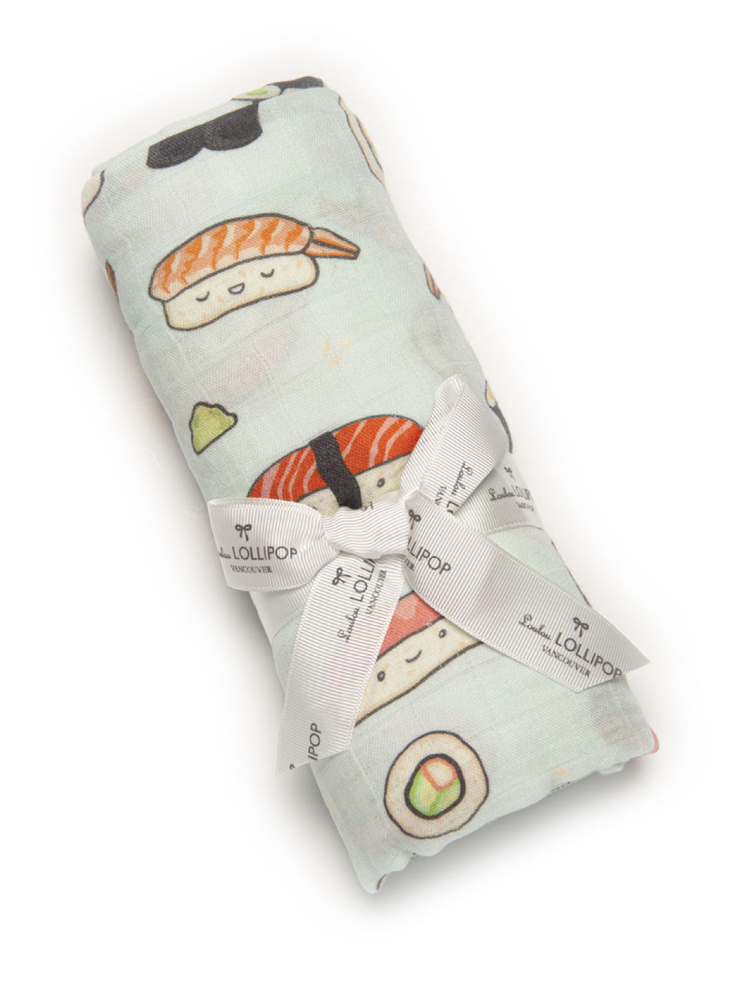 Lou Lou Lollipop Sushi Muslin Swaddle (Multicolor- Image 2)