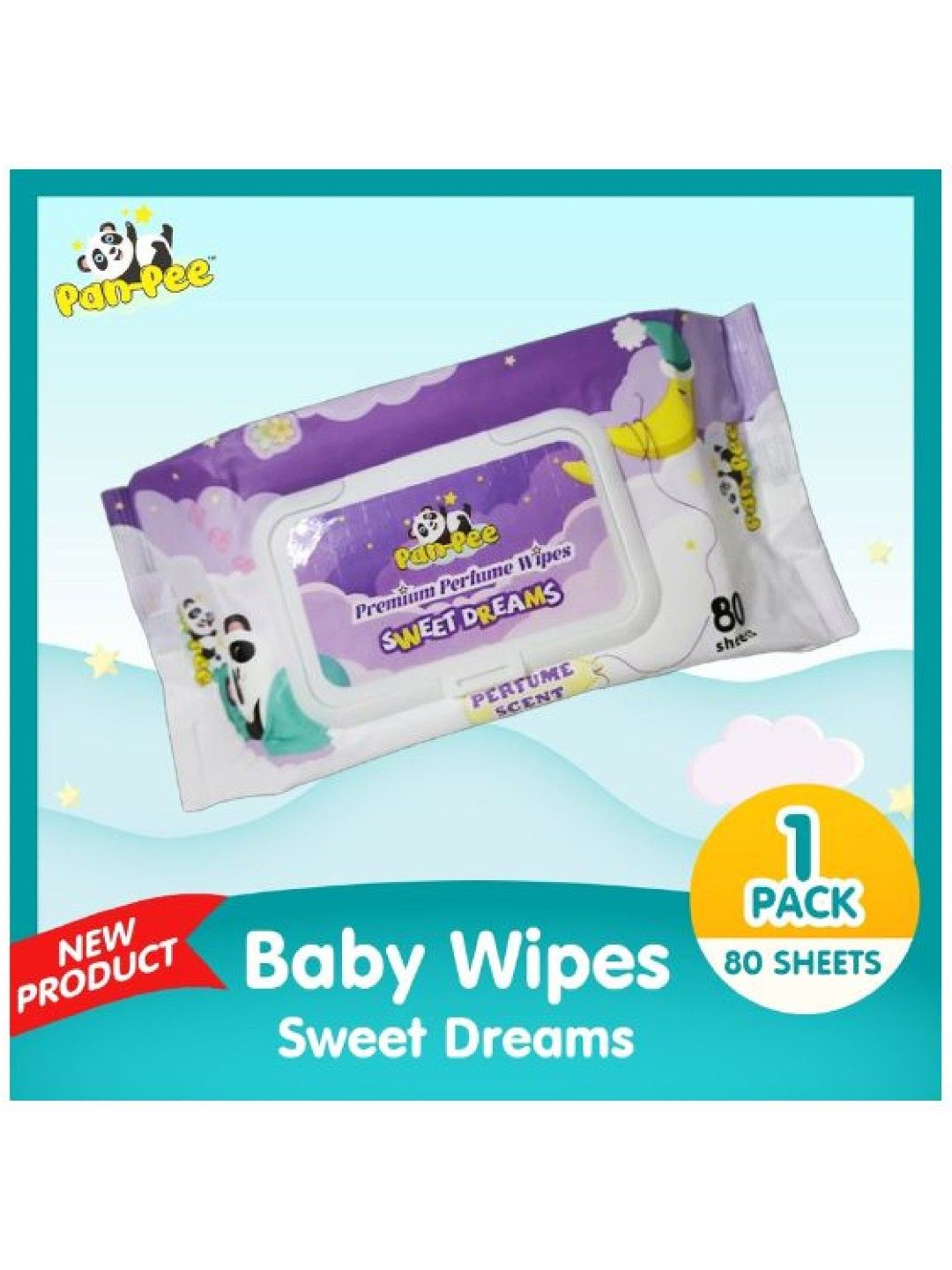 PanPee Premium Perfume Wipes - Sweet Dreams (80s) (No Color- Image 2)