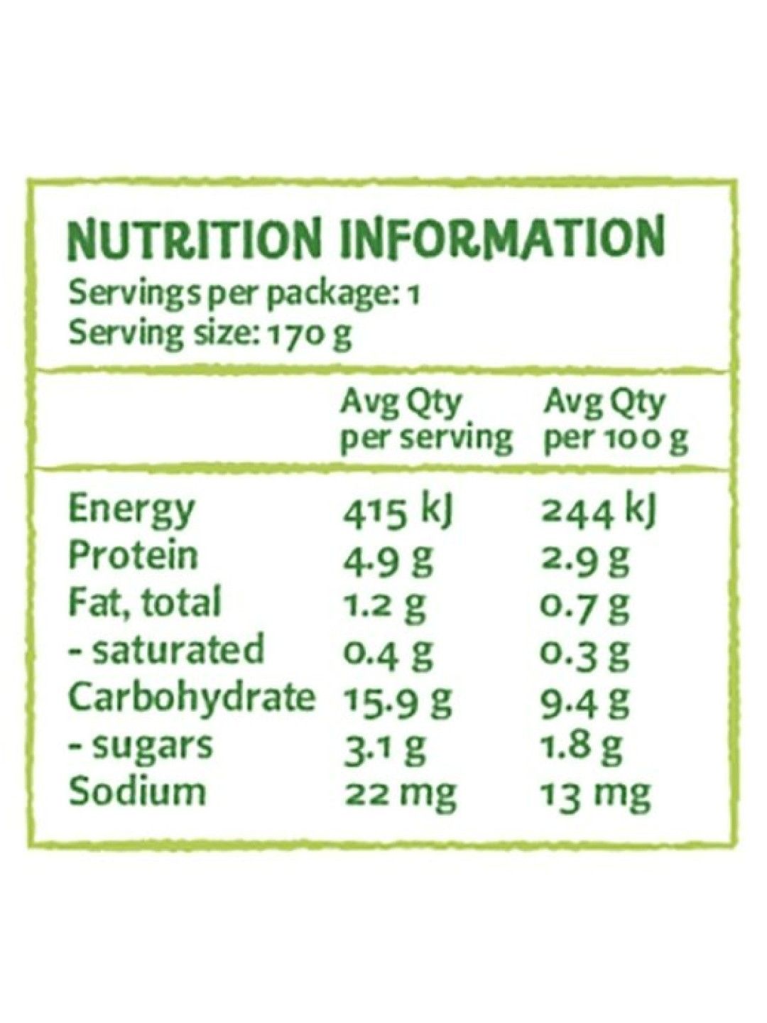 Only Organic Sweet Potato Lamb & Couscous (170g) (No Color- Image 3)