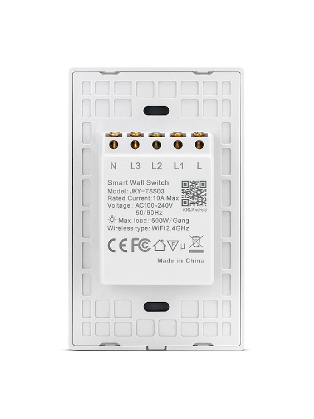 GT Smart Lighting Switch (3 Gang) (No Color- Image 2)