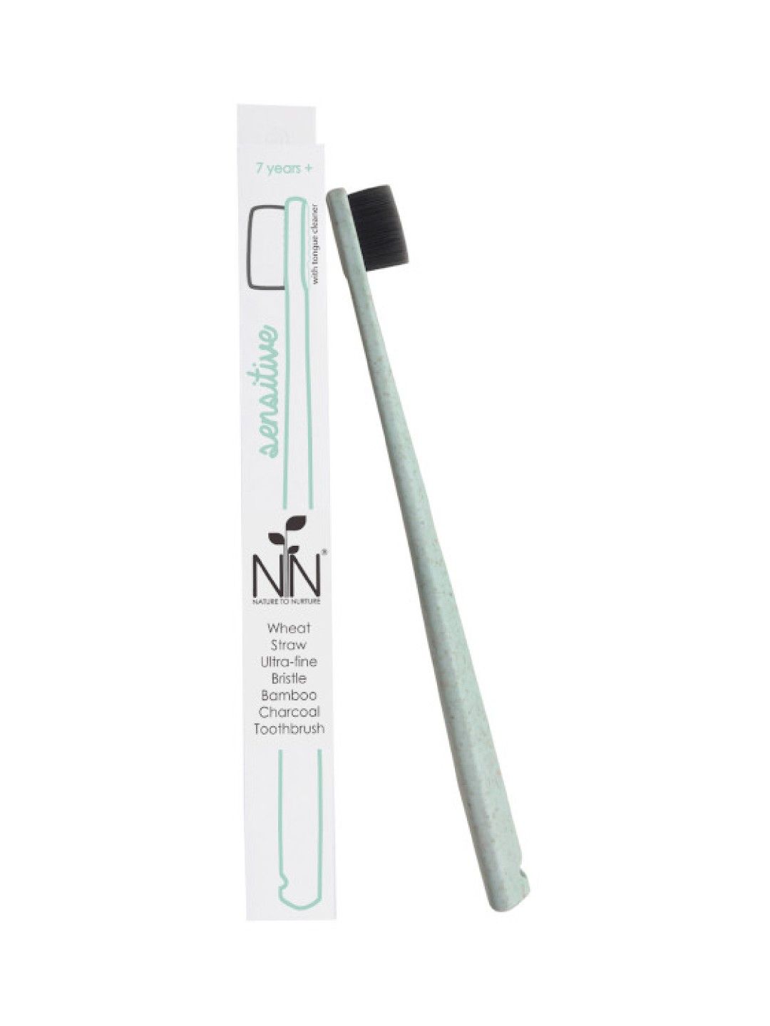 Nature to Nurture Wheat Straw Ultra-Fine Bristle Bamboo Charcoal Toothbrush (7yrs and up)