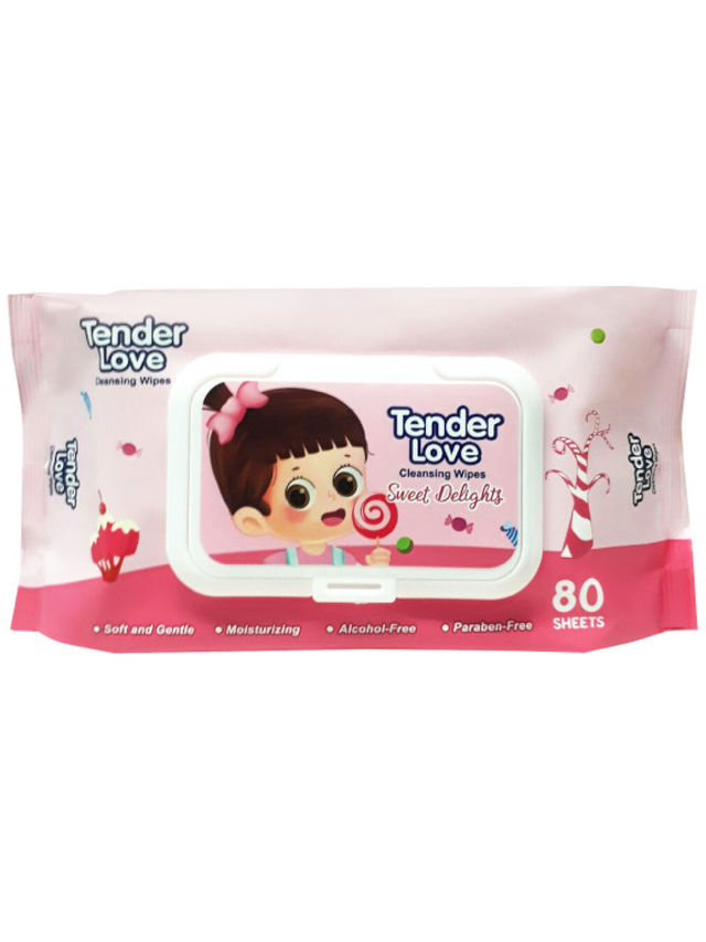 Tender Love New Sweet Delights Scent Cleansing Wipes (80s)