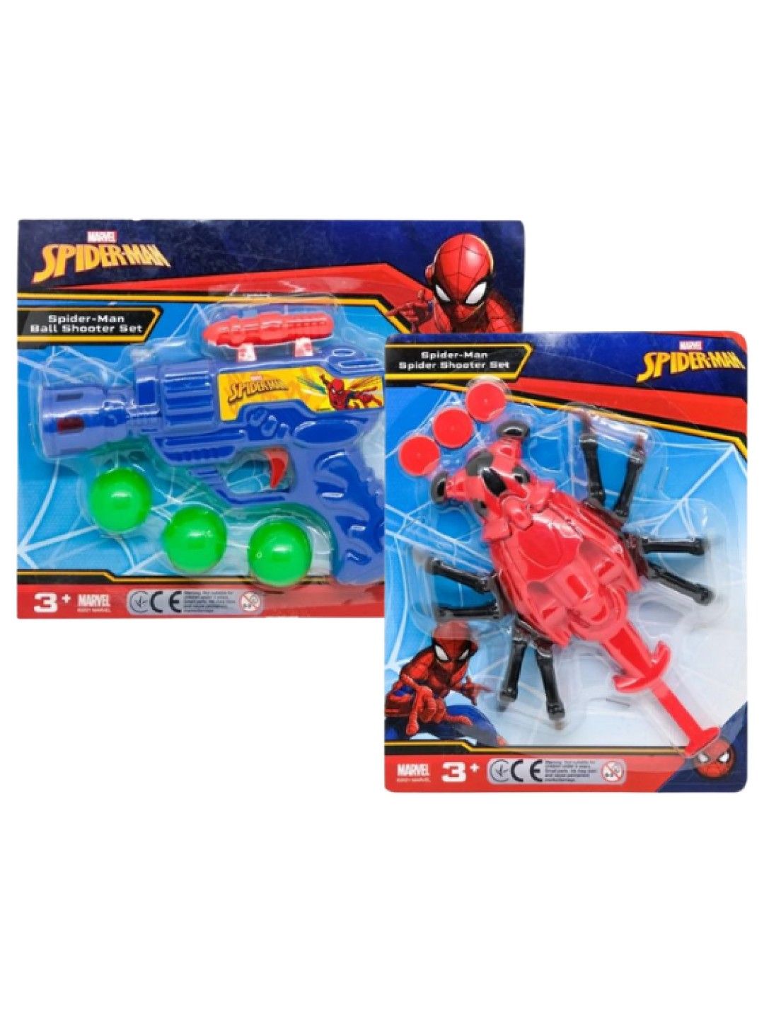 Marvel Spiderman Ball Shooter and Spider Shooter Set