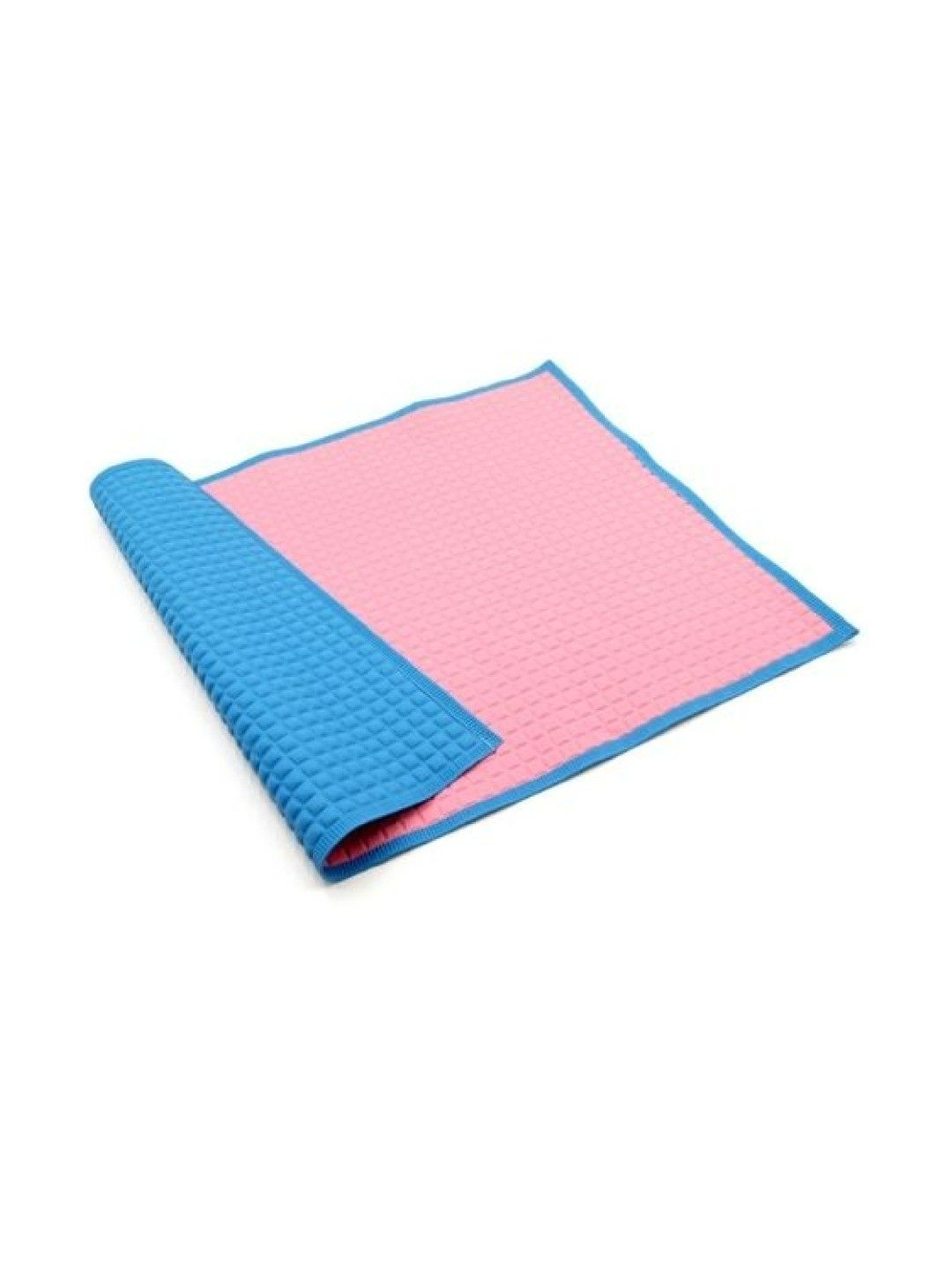 Tender Luv Air-Filled Rubber Diaper Mat Double Layer Cot Sheet (Blue and Pink- Image 1)