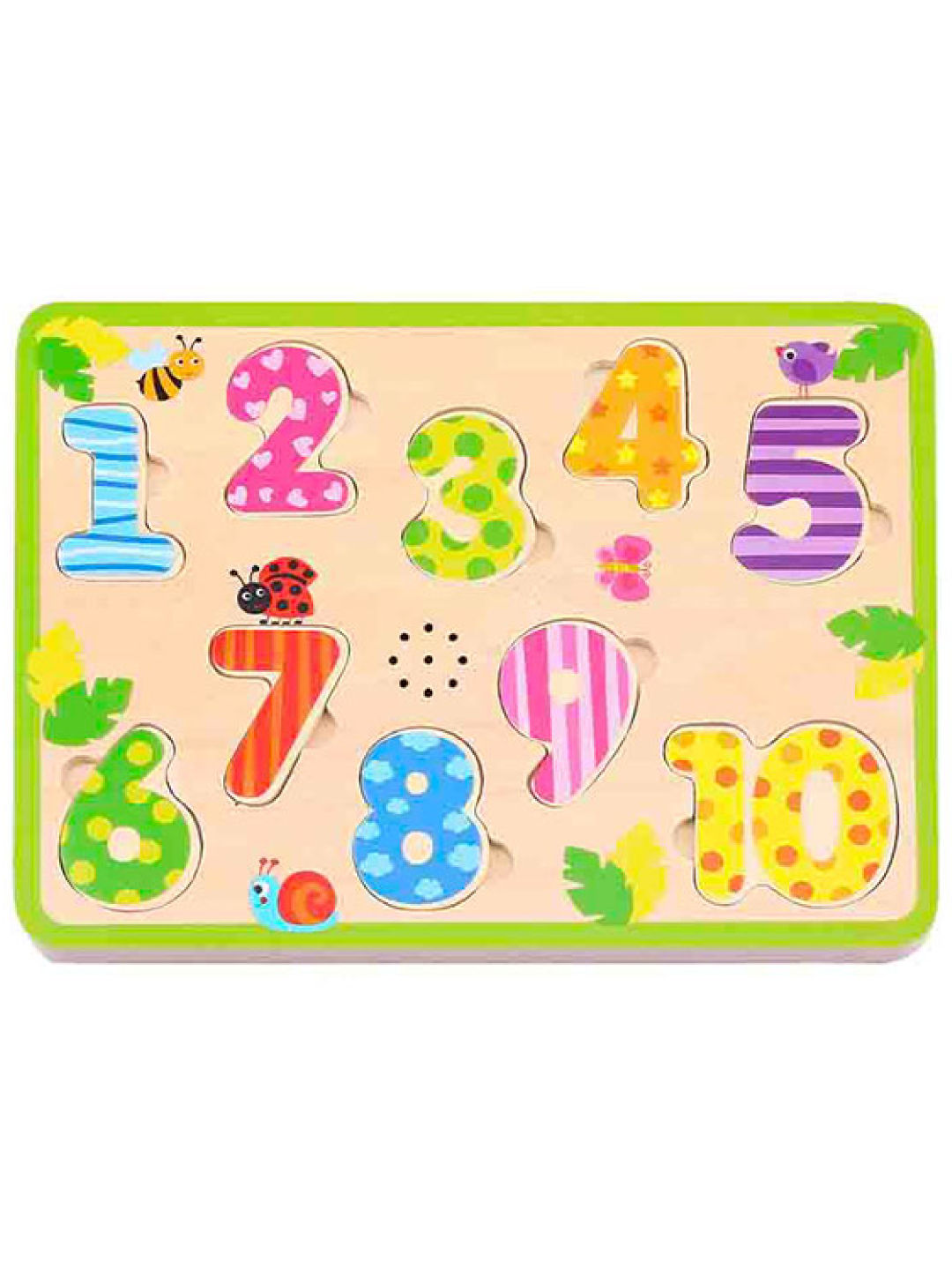 Tooky Toy Sound Puzzle - Numbers (No Color- Image 1)