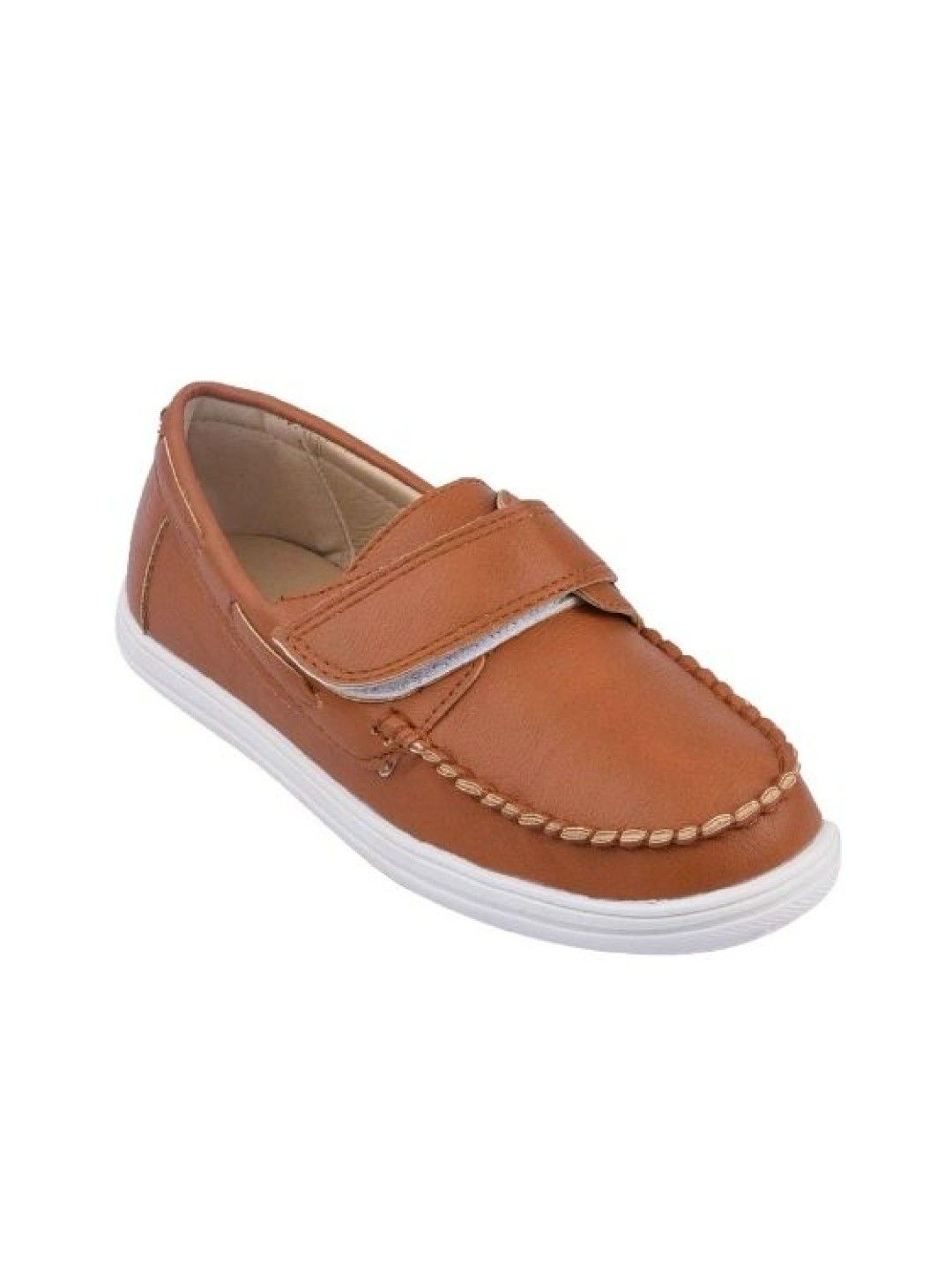Meet My Feet Buck Boys Kids Boat Shoes (Tan- Image 2)
