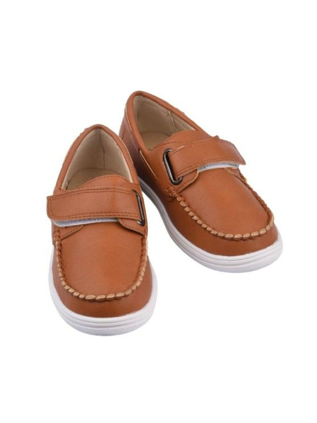 Meet My Feet Buck Boys Kids Boat Shoes (Tan- Image 3)