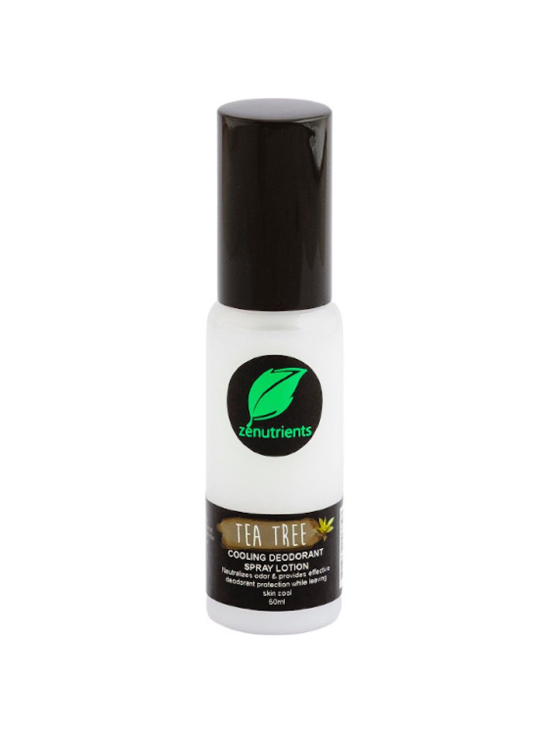 Zenutrients Cooling Tea Tree Deodorant Spray Lotion (50ml) (No Color- Image 1)