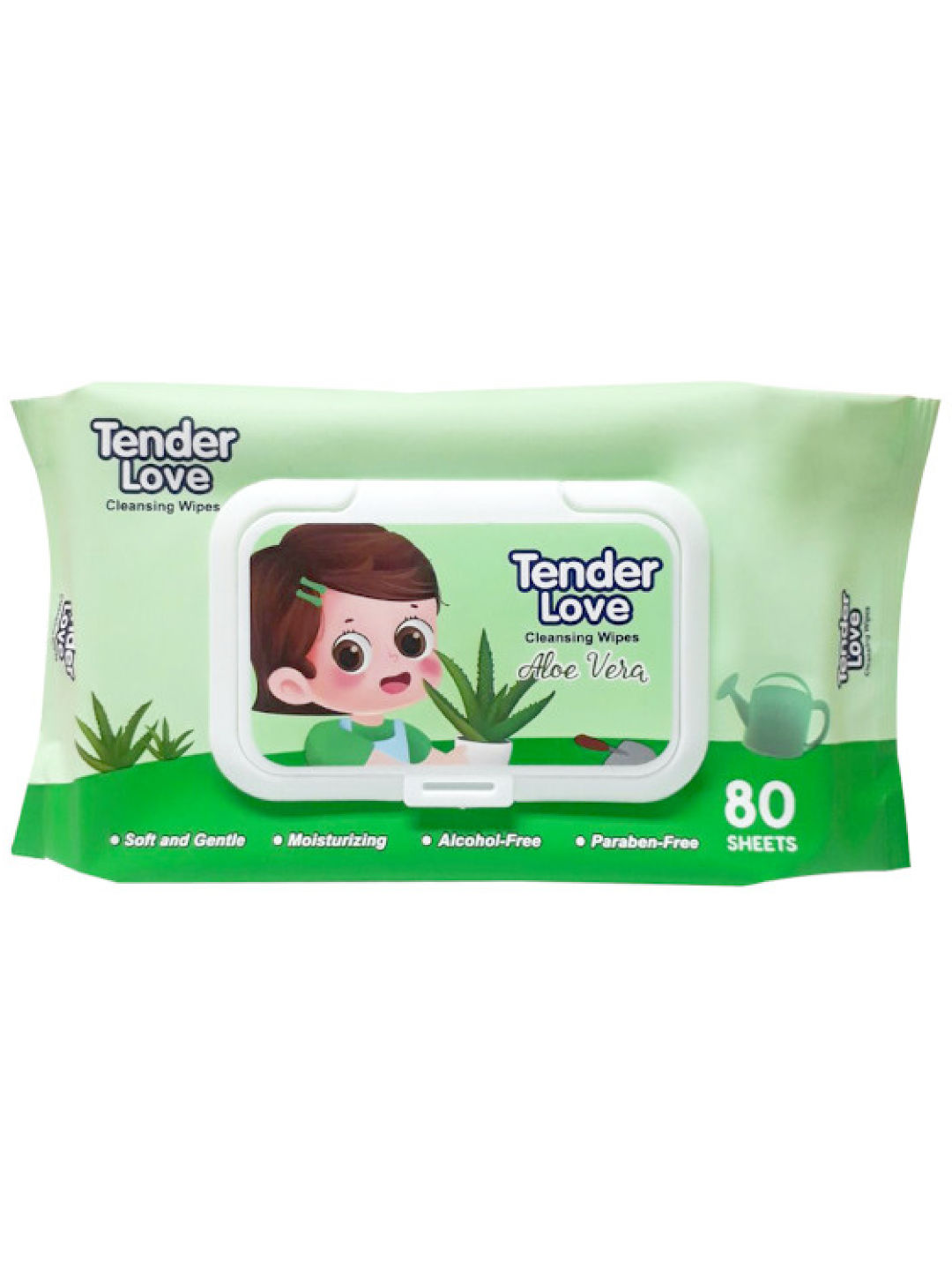 Tender Love New Aloe Vera Scent Cleansing Wipes (80s) (No Color- Image 1)