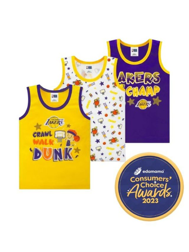 NBA Brand 3-piece Sando (Crawl Walk Dunk - Lakers)