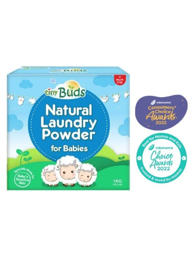 Tiny Buds Natural Laundry Powder For Babies (1kg)