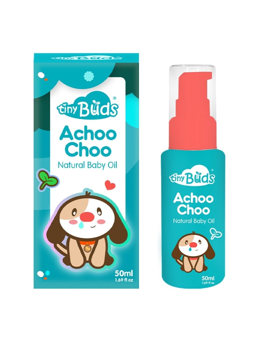 Tiny Buds Tiny Buds Achoo Choo Natural Baby Oil 50ML (No Color- Image 1)