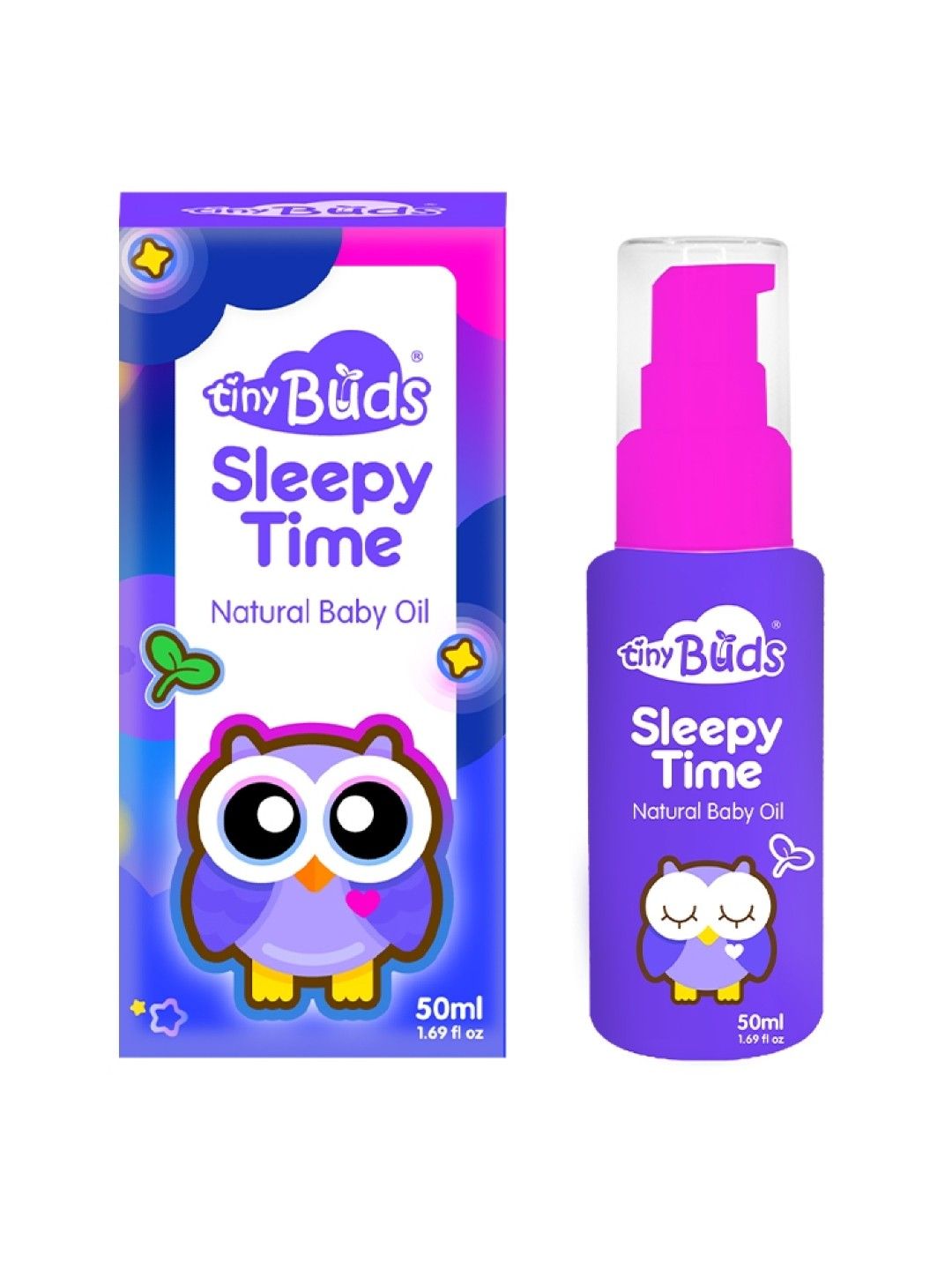 Tiny Buds Tiny Buds Sleepy Time Natural Lavender Baby Oil (50ml) (No Color- Image 1)