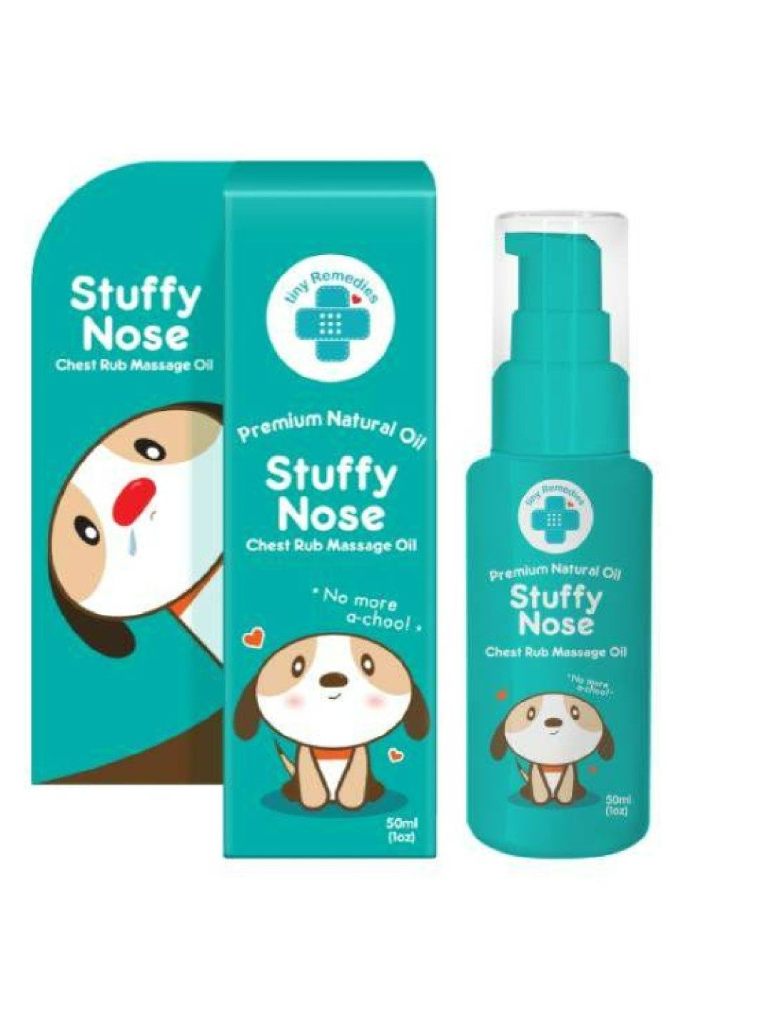 Tiny Buds Stuffy Nose Natural Baby Chest Rub Oil (50ml)