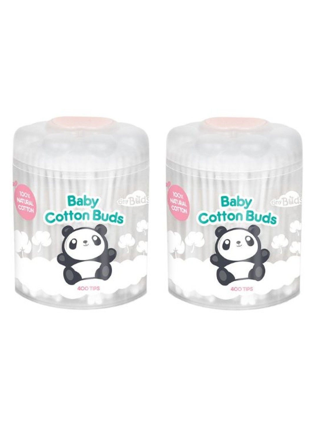 Tiny Buds Tiny Scooper Baby Cotton Buds (400 tips) x 2 (No Color- Image 1)