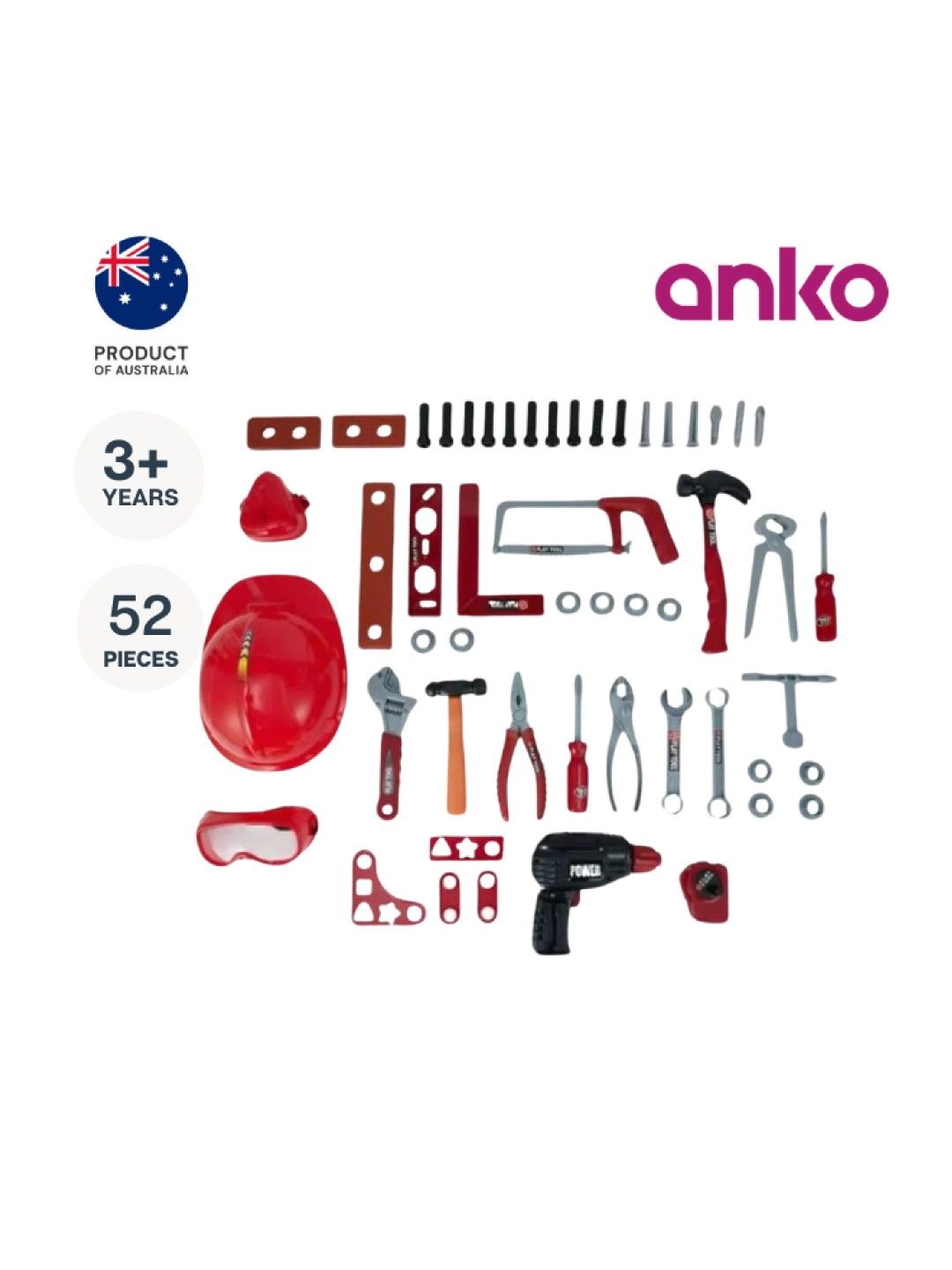 Anko Tool Bucket Set (52pcs)