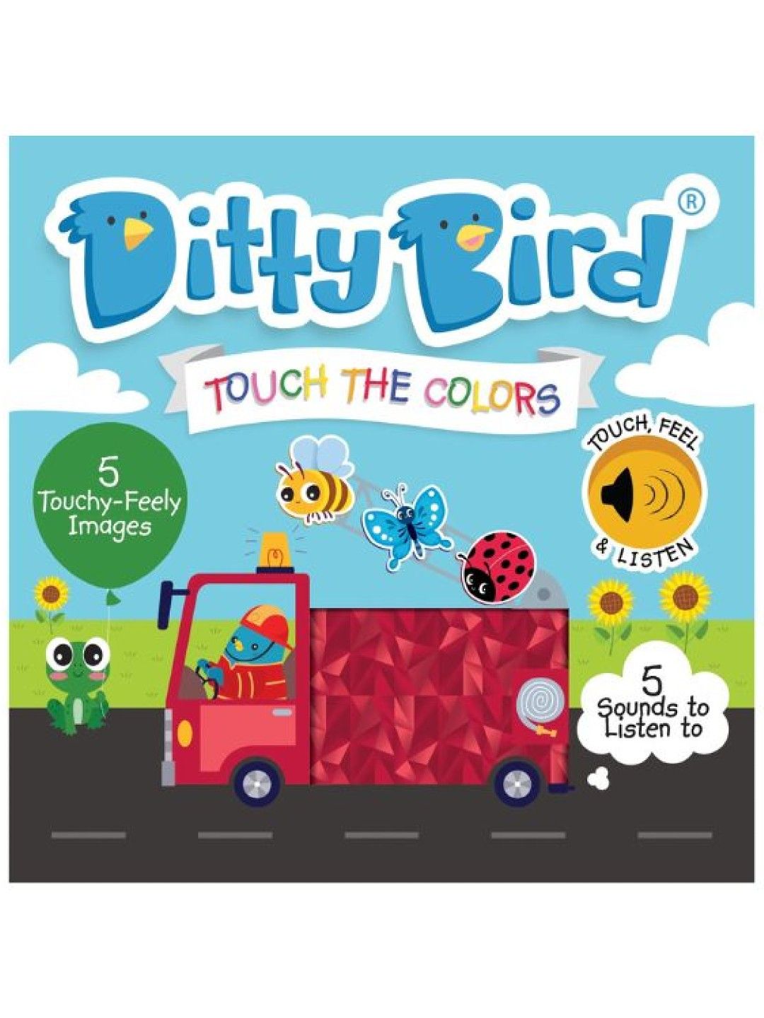 Ditty Bird Musical Book - Touch the Colors