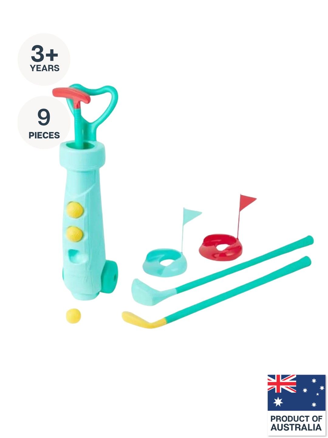 Anko Toy Golf Set (Teal Blue- Image 1)