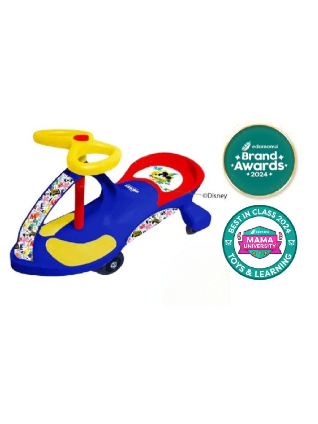 Disney Mickey Mouse Twist Car (Blue and Red- Image 1)