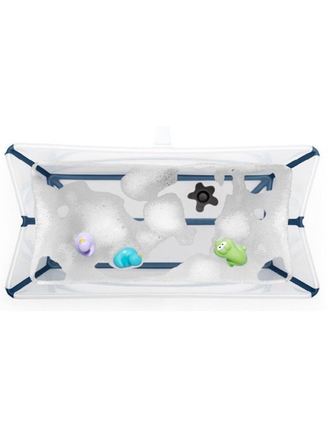 Stokke® Flexi Bath® Bath Tub Bundle (25 in) (Transparent Blue- Image 3)