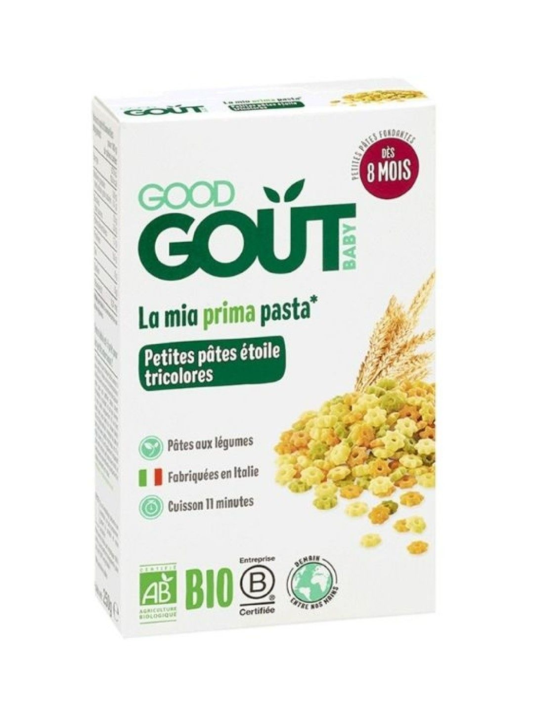 GoodGout Tricolor Star Pasta (250g) (No Color- Image 1)