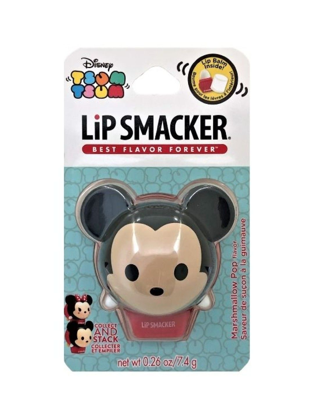 Lip Smacker Tsum Tsum - Mickey Mouse Marshmallow Pop (.26 oz) (No Color- Image 1)