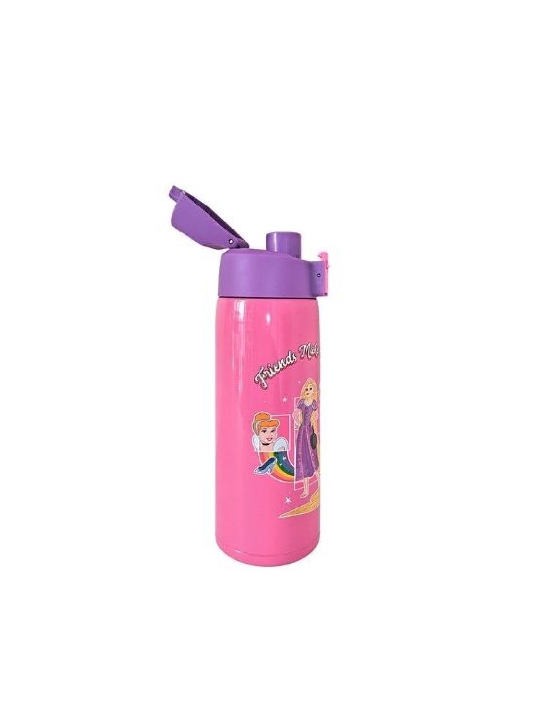 Zippies Lab Disney Insulated Tumblers with Carrying Pouch (600ml) - Princess Sticker Collage (No Color- Image 4)