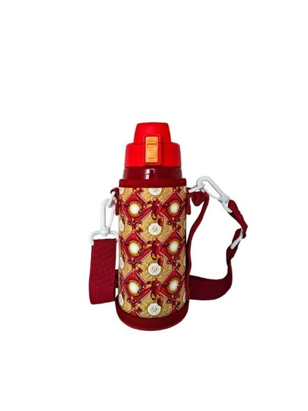 Zippies Lab Marvel Insulated Tumblers with Carrying Pouch (600ml) - Iron Man