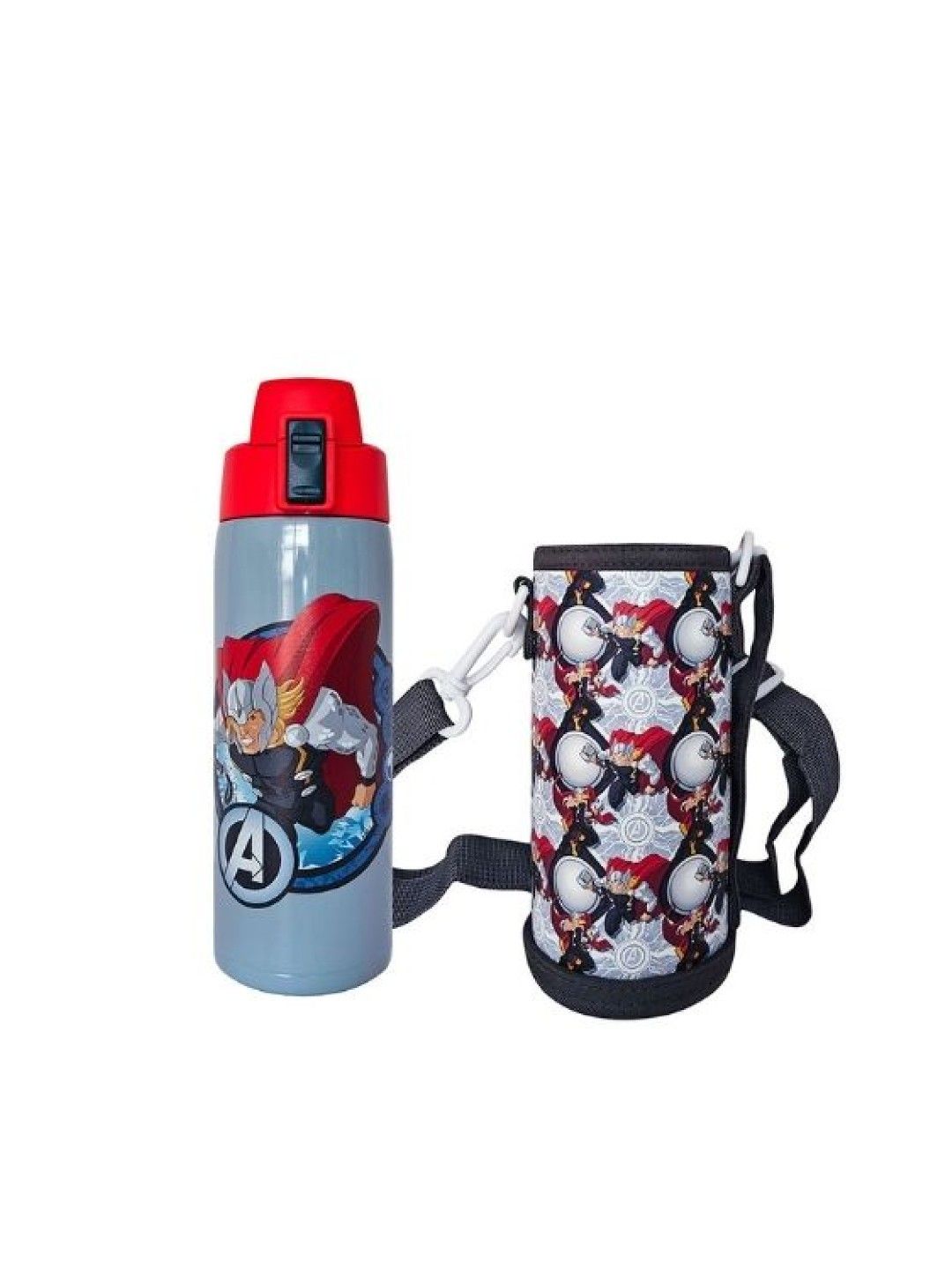 Zippies Lab Marvel Insulated Tumblers with Carrying Pouch (600ml) - Thor (No Color- Image 2)