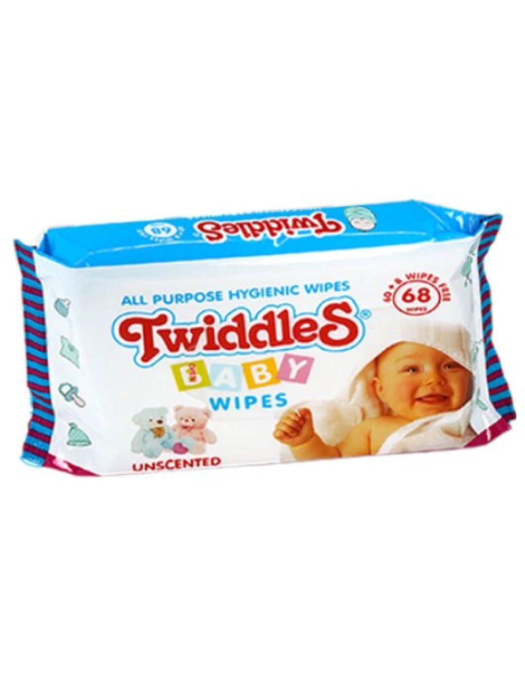 Twiddles Baby Wipes 68s (No Color- Image 1)