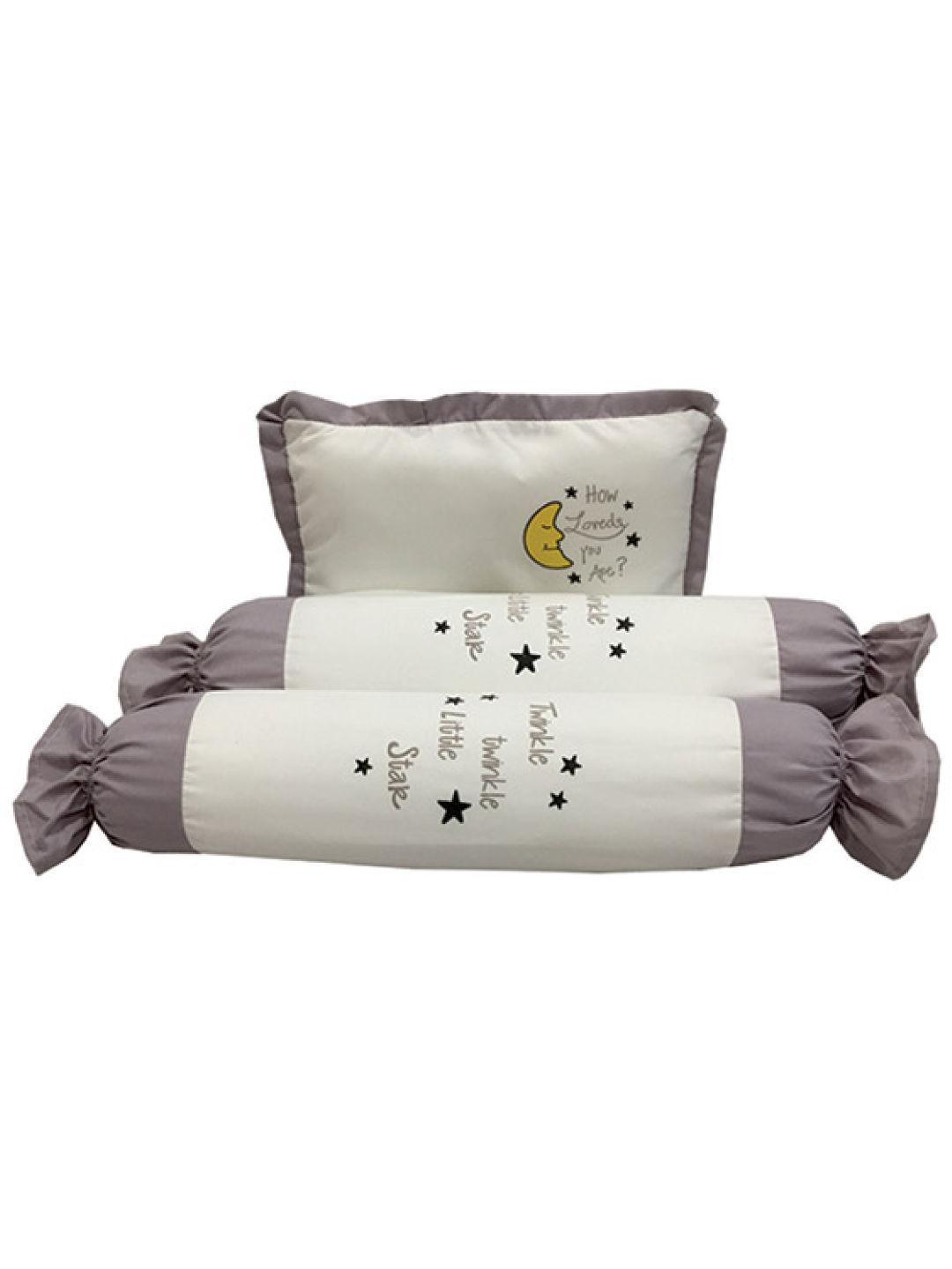 Kozy Blankie Twinkle Star Pillow & Bolster Set