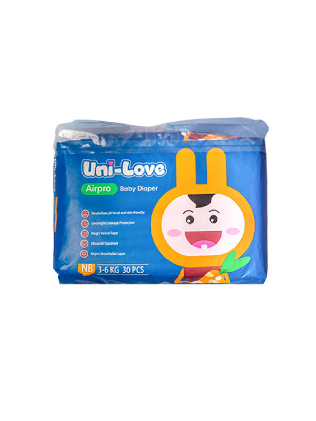 Uni-love Airpro Baby Tape Diaper Newborn (30pcs)
