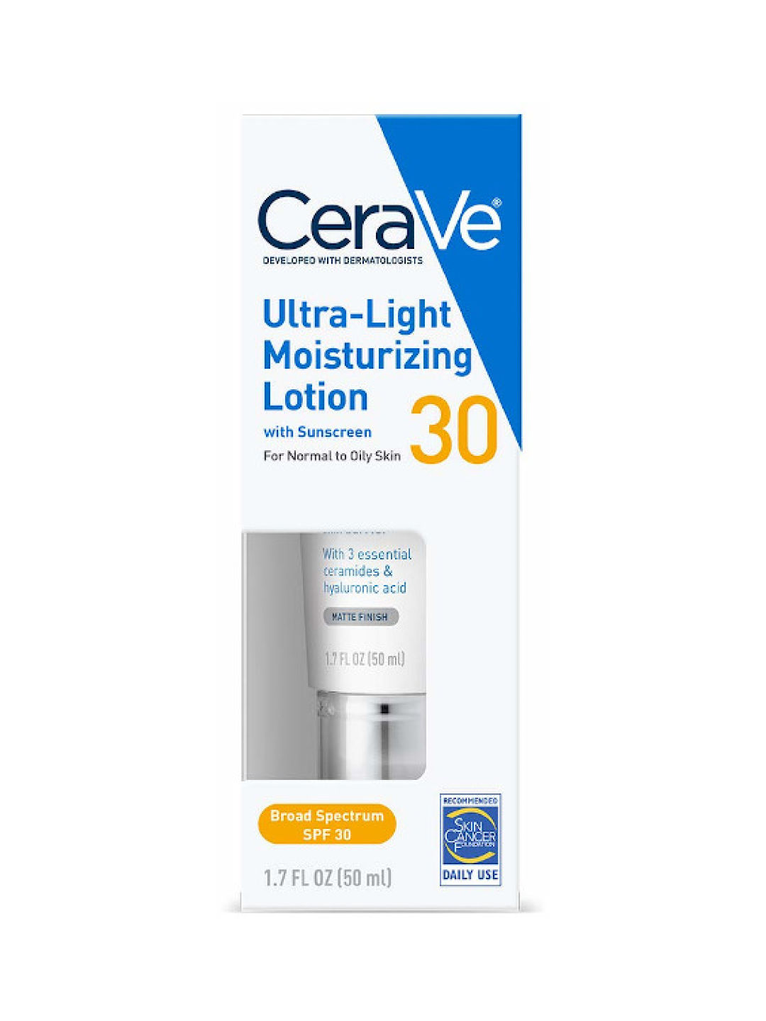 CeraVe Ultra Light Moisturizing Lotion SPF30 (50mL)