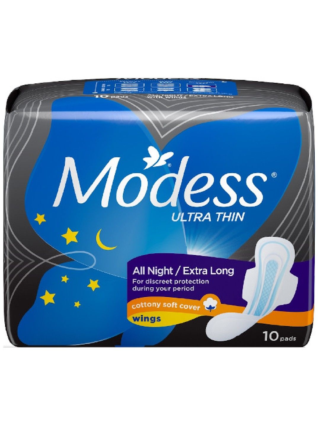 Modess Ultra Thin All Night Sanitary Napkins (10s)