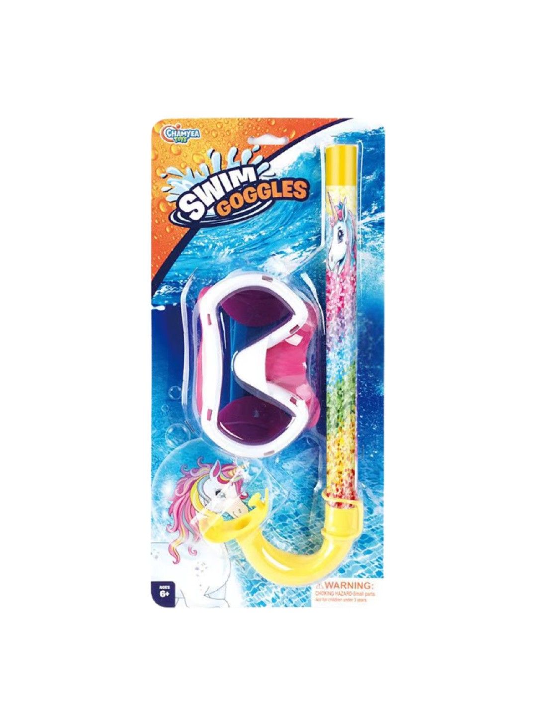 Kidsplay Swim Goggles Snorkel Set Unicorn (No Color- Image 3)