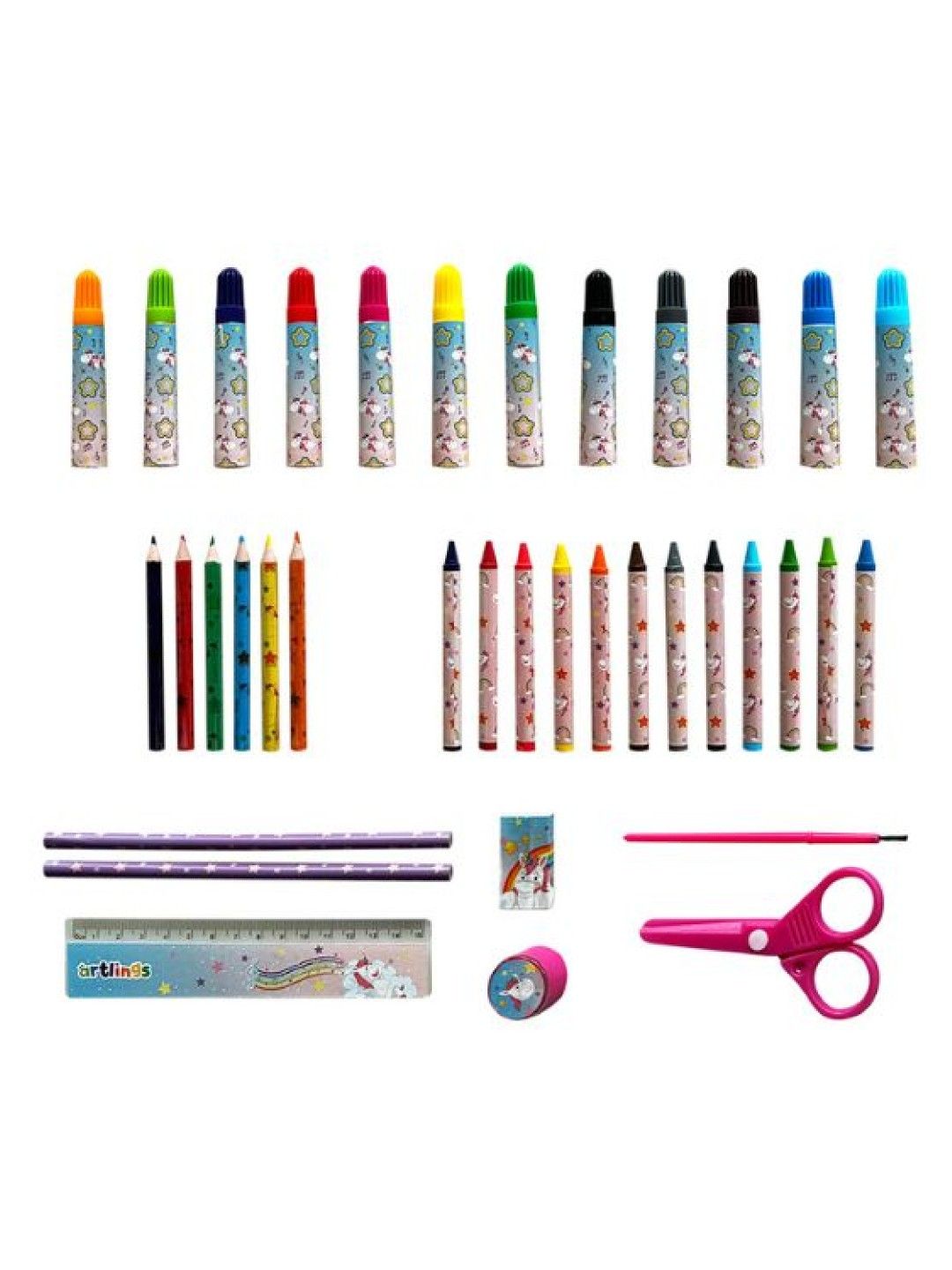 Artlings Jumbo Art Set 50 pcs - Unicorn (No Color- Image 3)