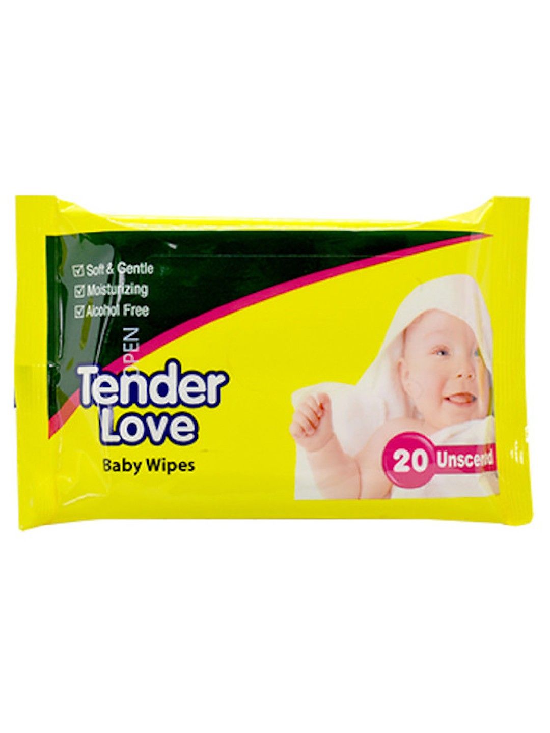 Tender Love Unscented Baby Wipes (20s) (No Color- Image 1)