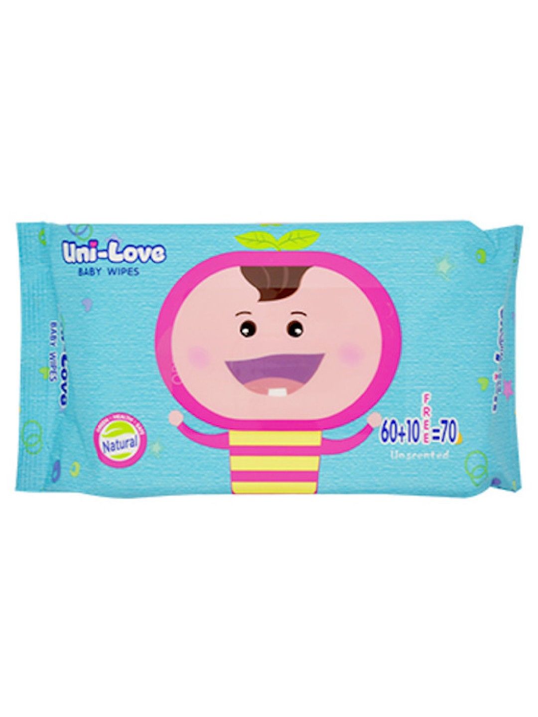 Uni-love Unscented Baby Wipes (70s) (No Color- Image 1)