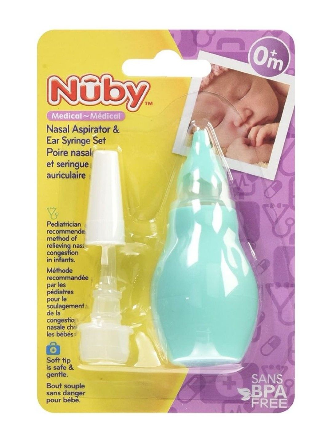 Nuby Baby Nasal Aspirator & Ear Syringe Set