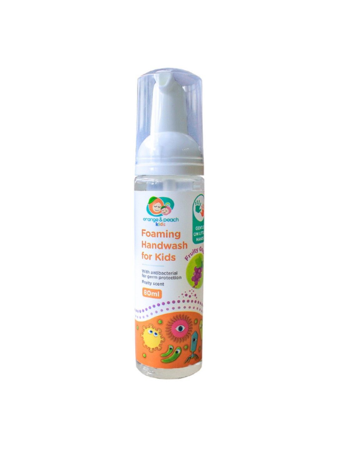 Orange & Peach Foaming Antibacterial Handwash for Kids (80ml) (No Color- Image 1)