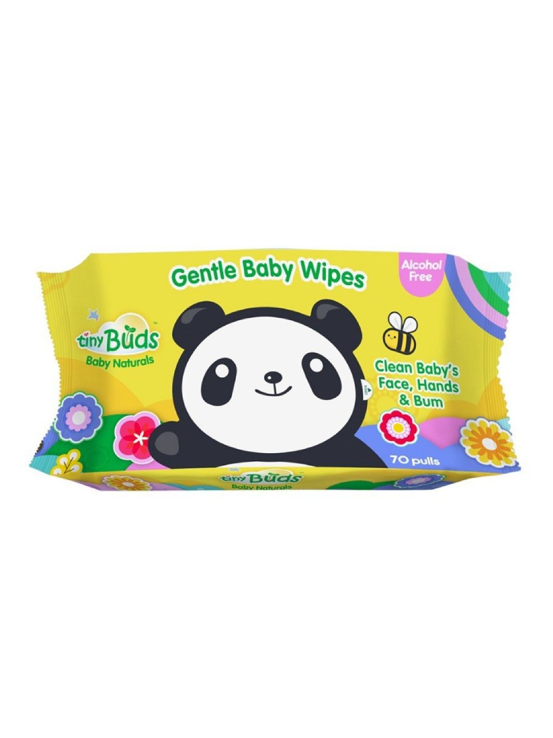 Tiny Buds Natural Baby Wipes (70 Pulls) (No Color- Image 1)